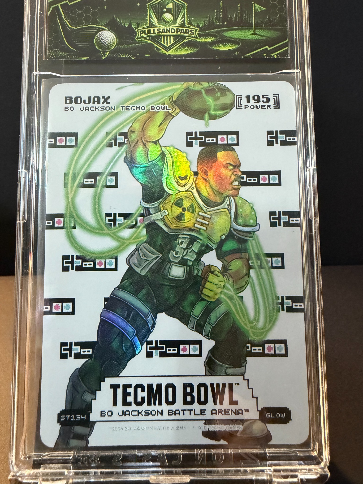 BoJax Bo Jackson Tecmo Bowl Glow BOBA card
